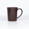 mugs 46-11 (1) Lowfire Solid Glaze -Brown (Cone 6)