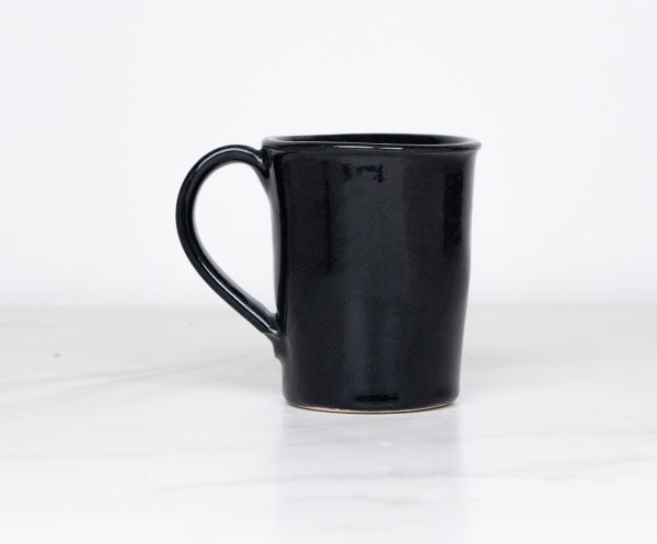 mugs 46-13 Lowfire Solid Glaze -Black (Cone 6)