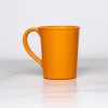 mugs 46-51 Midfire Solid Glaze -Orange (Cone 6)